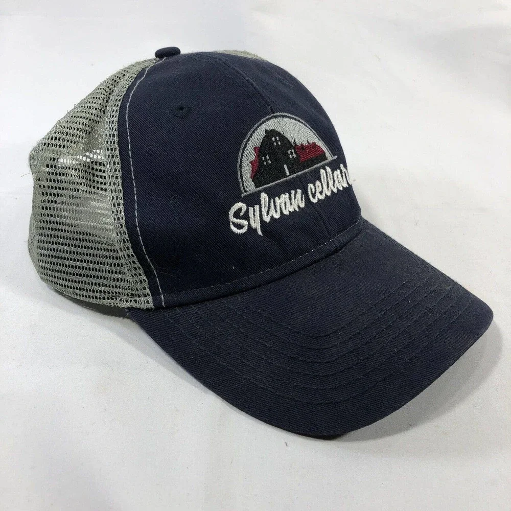 Sylvan Cellars Hat Cap Mesh Back Adjustable One Size Fits Most OSFM Logo